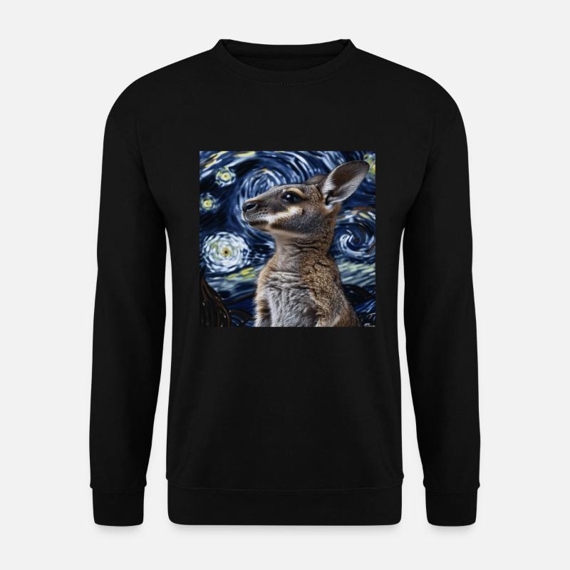 Wallaby - Unisex Pullover - Schwarz