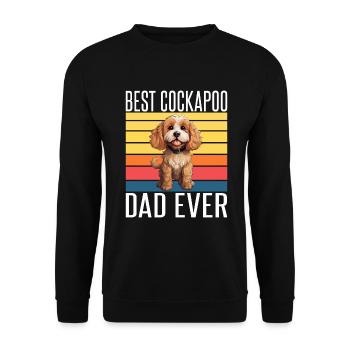 Cockapoo Gifts - Unisex Pullover - Schwarz - Vorne - Alina (178cm) & Michal (187cm)