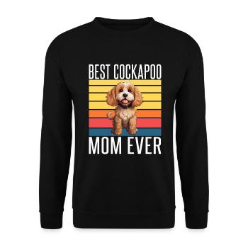 Cockapoo Gifts - Unisex Pullover - Schwarz - Vorne - Alina (178cm) & Michal (187cm)