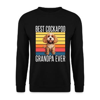 Cockapoo Gifts - Unisex Pullover - Schwarz - Vorne - Alina (178cm) & Michal (187cm)
