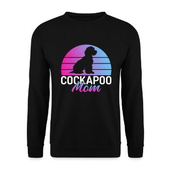 Cockapoo Gifts - Unisex Pullover - Schwarz - Vorne - Alina (178cm) & Michal (187cm)