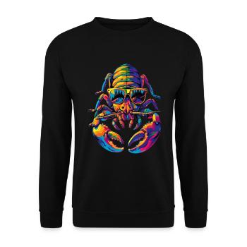 Skorpion - Unisex Pullover - Schwarz - Vorne - Alina (178cm) & Michal (187cm)