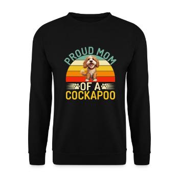 Cockapoo Gifts - Unisex Pullover - Schwarz - Vorne - Alina (178cm) & Michal (187cm)
