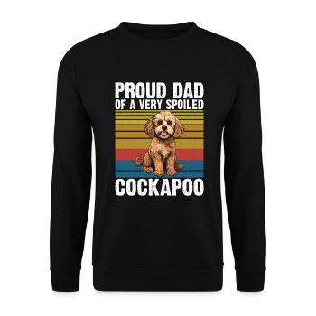 Cockapoo Gifts - Unisex Pullover - Schwarz - Vorne - Alina (178cm) & Michal (187cm)