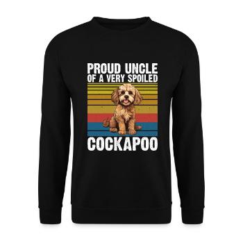 Cockapoo Gifts - Unisex Pullover - Schwarz - Vorne - Alina (178cm) & Michal (187cm)