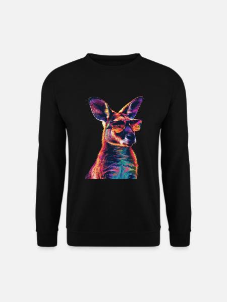 Wallaby - Unisex Pullover - Schwarz