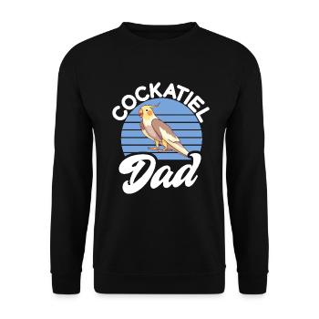 Cockatiel Gifts - Unisex Pullover - Schwarz - Vorne - Alina (178cm) & Michal (187cm)