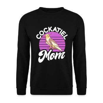 Cockatiel Gifts - Unisex Pullover - Schwarz - Vorne - Alina (178cm) & Michal (187cm)