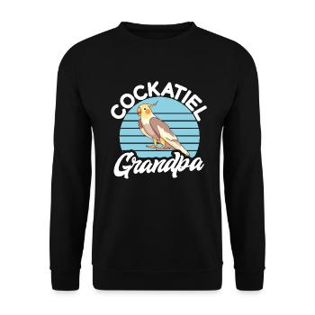 Cadeaux de calopsitte - Sweat-shirt Unisexe - noir - Devant - Alina (178cm) & Michal (187cm)