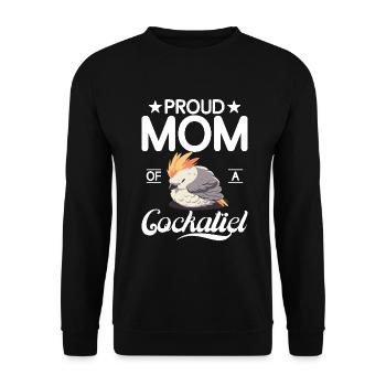 Cockatiel Gifts - Unisex Pullover - Schwarz - Vorne - Alina (178cm) & Michal (187cm)