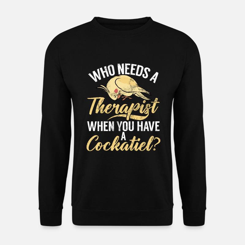 Cadeaux de calopsitte - Sweat-shirt Unisexe - noir