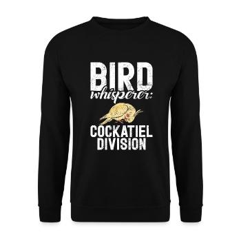 Cockatiel Gifts - Unisex Pullover - Schwarz - Vorne - Alina (178cm) & Michal (187cm)