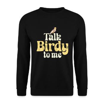 Cockatiel Gifts - Unisex Pullover - Schwarz - Vorne - Alina (178cm) & Michal (187cm)