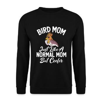 Cockatiel Gifts - Unisex Pullover - Schwarz - Vorne - Alina (178cm) & Michal (187cm)