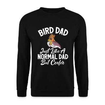 Cockatiel Gifts - Unisex Pullover - Schwarz - Vorne - Alina (178cm) & Michal (187cm)