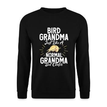 Cockatiel Gifts - Unisex Pullover - Schwarz - Vorne - Alina (178cm) & Michal (187cm)