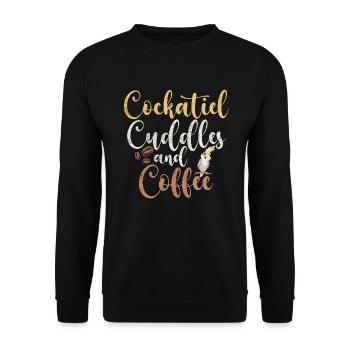 Cockatiel Gifts - Unisex Pullover - Schwarz - Vorne - Alina (178cm) & Michal (187cm)