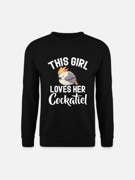 Cadeaux de calopsitte - Sweat-shirt Unisexe - noir