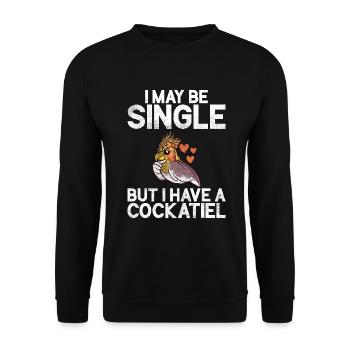 Cockatiel Gifts - Unisex Pullover - Schwarz - Vorne - Alina (178cm) & Michal (187cm)