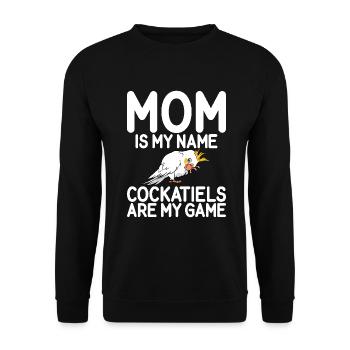 Cadeaux de calopsitte - Sweat-shirt Unisexe - noir - Devant - Alina (178cm) & Michal (187cm)
