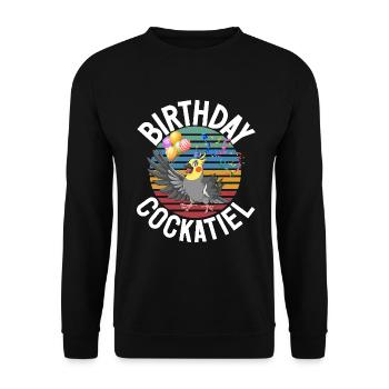 Cadeaux de calopsitte - Sweat-shirt Unisexe - noir - Devant - Alina (178cm) & Michal (187cm)