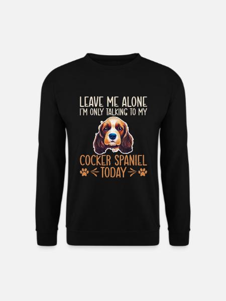 Cocker Spaniel Gifts - Unisex Pullover - Schwarz