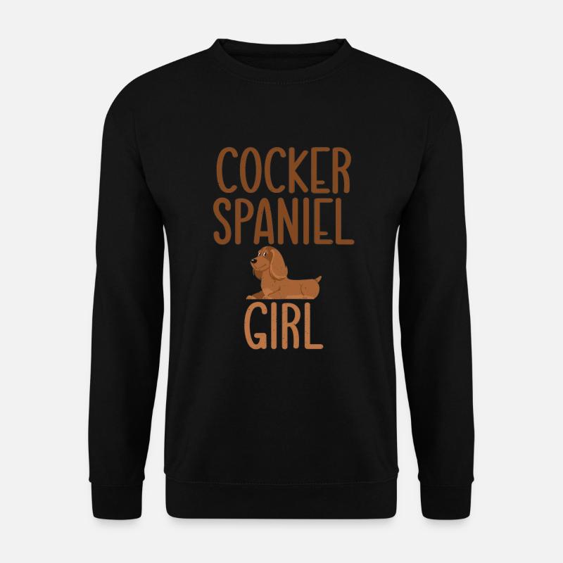 Cadeaux Cocker Spaniel - Sweat-shirt Unisexe - noir