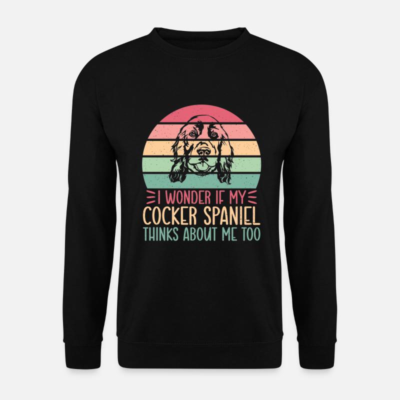 Cocker Spaniel Gifts - Unisex Sweatshirt - black