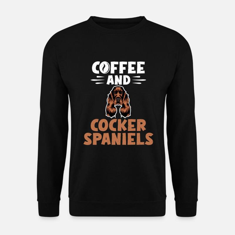 Cadeaux Cocker Spaniel - Sweat-shirt Unisexe - noir