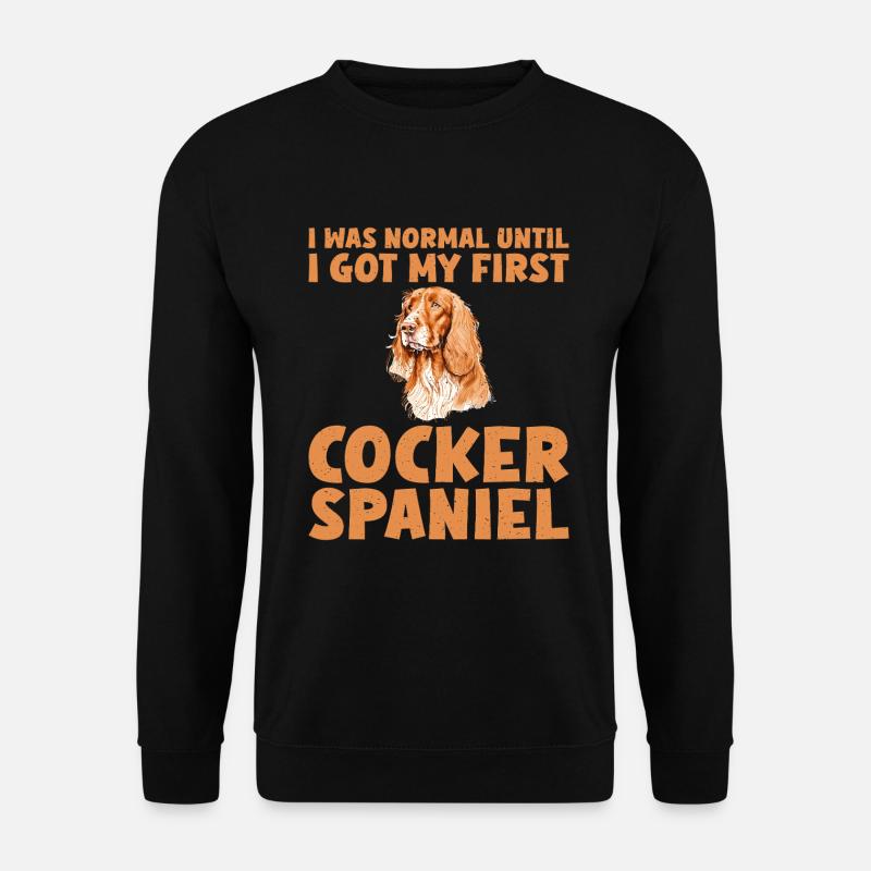 Cadeaux Cocker Spaniel - Sweat-shirt Unisexe - noir