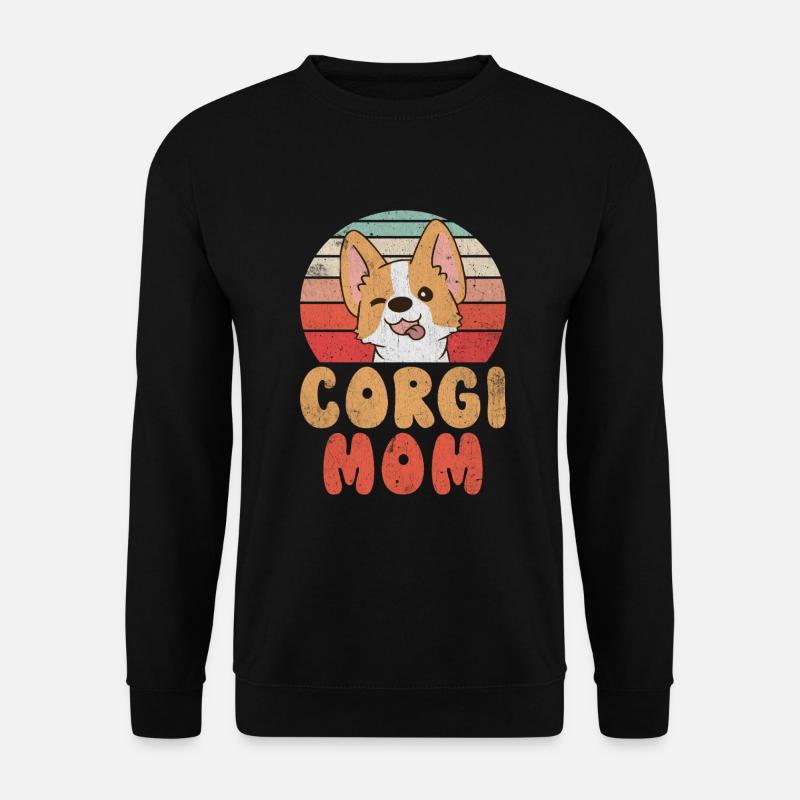 Cadeaux de corgi pour les amateurs de corgi - Sweat-shirt Unisexe - noir