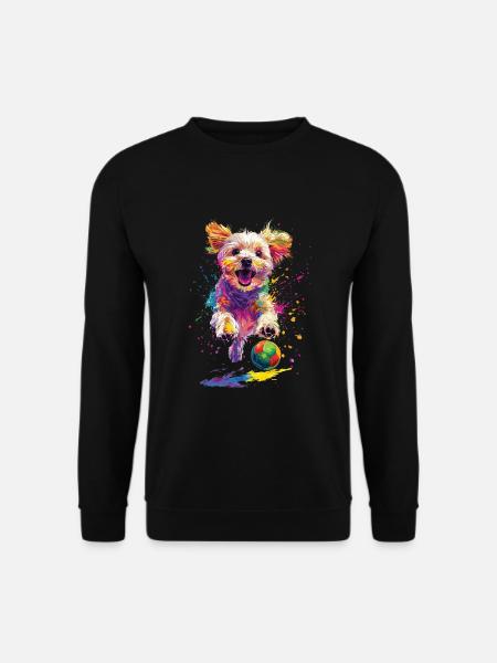 maltesisch - Unisex Pullover - Schwarz