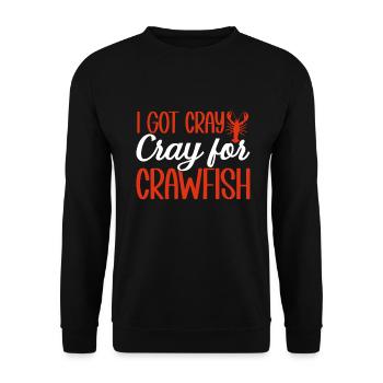 Crawfish Gifts - Unisex Pullover - Schwarz - Vorne - Alina (178cm) & Michal (187cm)