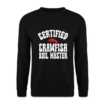 Crawfish Gifts - Unisex Pullover - Schwarz - Vorne - Alina (178cm) & Michal (187cm)