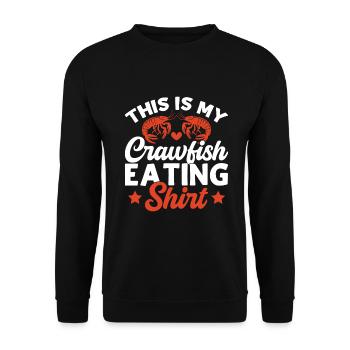 Crawfish Gifts - Unisex Pullover - Schwarz - Vorne - Alina (178cm) & Michal (187cm)