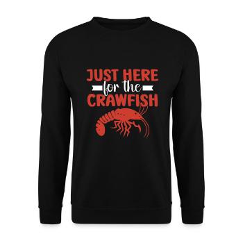 Crawfish Gifts - Unisex Pullover - Schwarz - Vorne - Alina (178cm) & Michal (187cm)