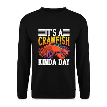 Crawfish Gifts - Unisex Pullover - Schwarz - Vorne - Alina (178cm) & Michal (187cm)