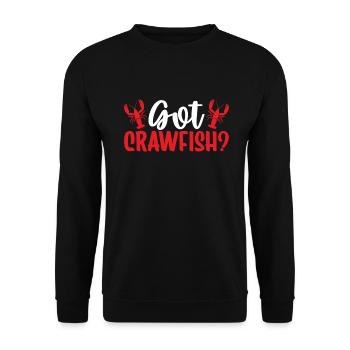 Crawfish Gifts - Unisex Pullover - Schwarz - Vorne - Alina (178cm) & Michal (187cm)