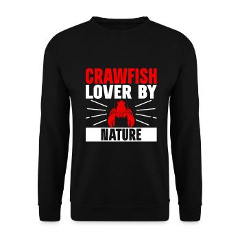 Crawfish Gifts - Unisex Pullover - Schwarz - Vorne - Alina (178cm) & Michal (187cm)