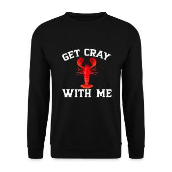 Crawfish Gifts - Unisex Pullover - Schwarz - Vorne - Alina (178cm) & Michal (187cm)