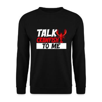 Crawfish Gifts - Unisex Pullover - Schwarz - Vorne - Alina (178cm) & Michal (187cm)