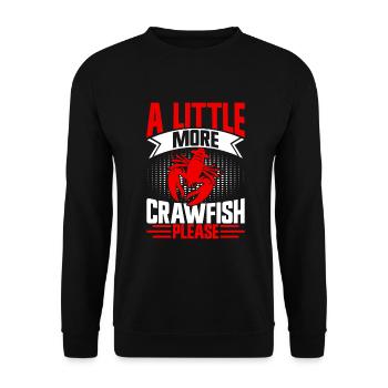 Crawfish Gifts - Unisex Pullover - Schwarz - Vorne - Alina (178cm) & Michal (187cm)