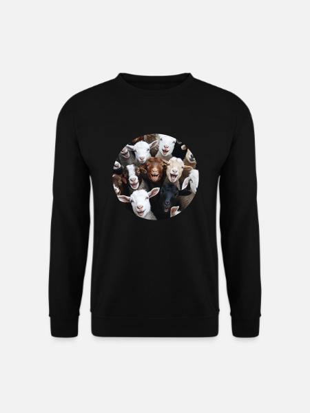 Ziege - Unisex Pullover - Schwarz