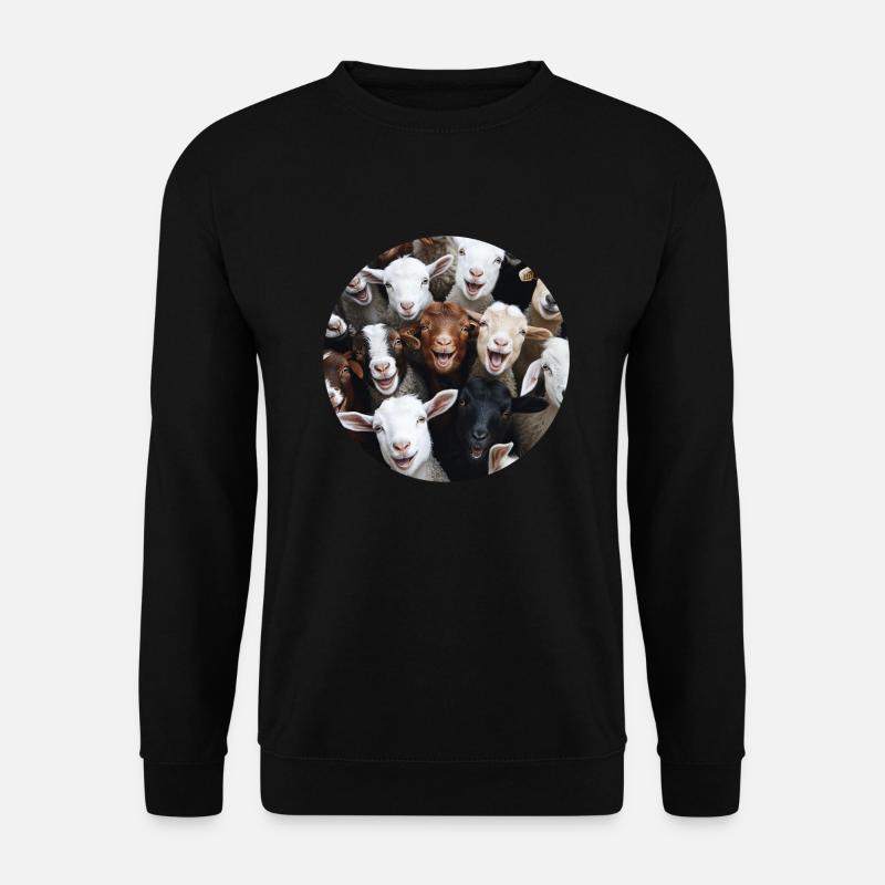 Ziege - Unisex Pullover - Schwarz