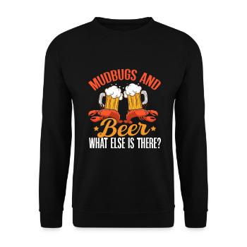 Crawfish Gifts - Unisex Pullover - Schwarz - Vorne - Alina (178cm) & Michal (187cm)