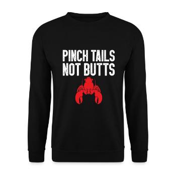 Crawfish Gifts - Unisex Pullover - Schwarz - Vorne - Alina (178cm) & Michal (187cm)
