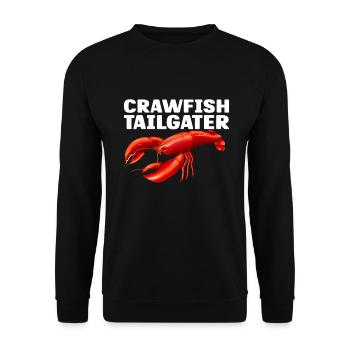 Crawfish Gifts - Unisex Pullover - Schwarz - Vorne - Alina (178cm) & Michal (187cm)