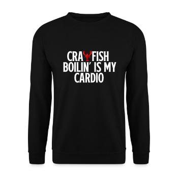 Crawfish Gifts - Unisex Pullover - Schwarz - Vorne - Alina (178cm) & Michal (187cm)