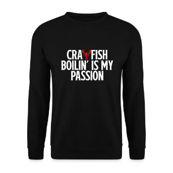 Crawfish Gifts - Unisex Sweatshirt - black - Front - Alina (178cm) & Michal (187cm)