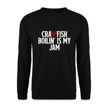 Crawfish Gifts - Unisex Pullover - Schwarz - Vorne - Alina (178cm) & Michal (187cm)